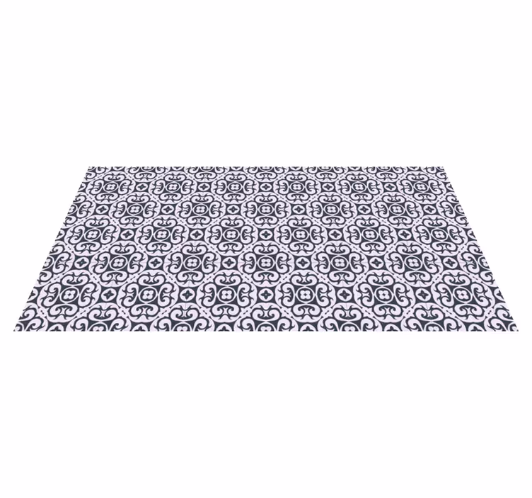 Vinyl teppich mosaik elegante mosaik komposition - TenStickers