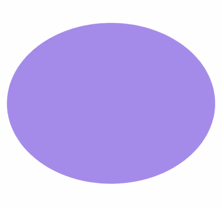 Vinyl Teppich modern violette kreisförmige oberfläche - TenStickers