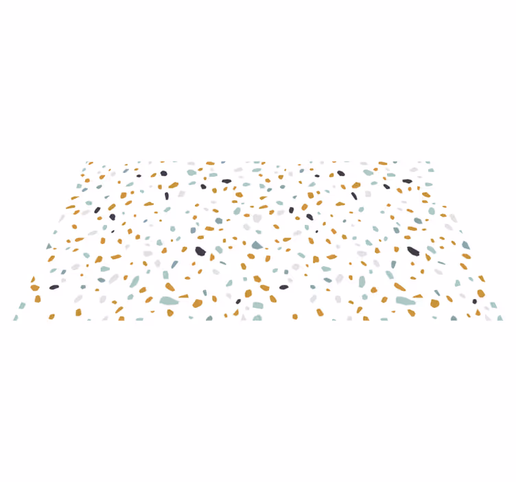Vinyl läufer küche terrazzo im nordischen stil - TenStickers