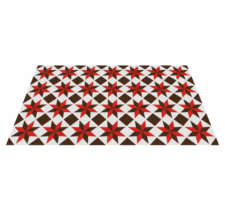 Vinyl Teppich Mosaik sternmuster-Kunstmosaik - TenStickers