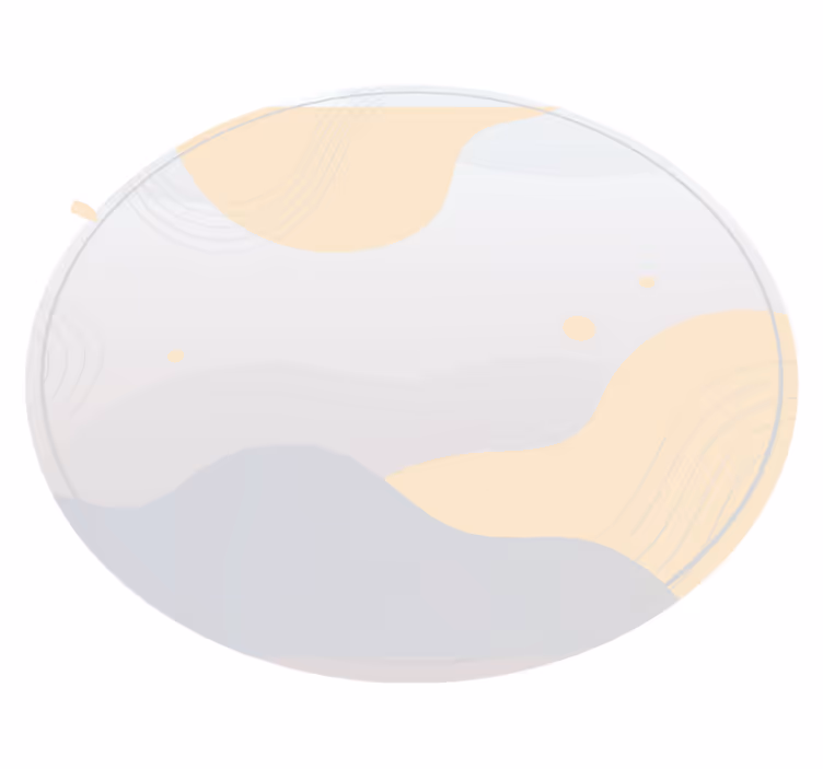Vinyl Teppich minimalistisch sanfte wellenmotive - TenStickers