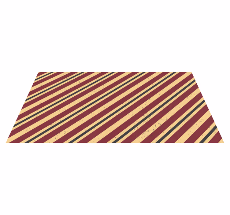 Vinyl Teppich gestreift diagonales abstraktes muster - TenStickers
