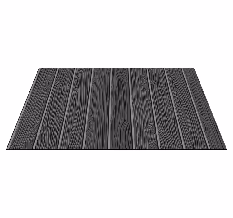 Vinylteppich Holzoptik elegantes dunkles finish - TenStickers