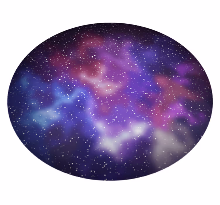Vinylteppich Natur Schöne bunte weltraumsterne - TenStickers