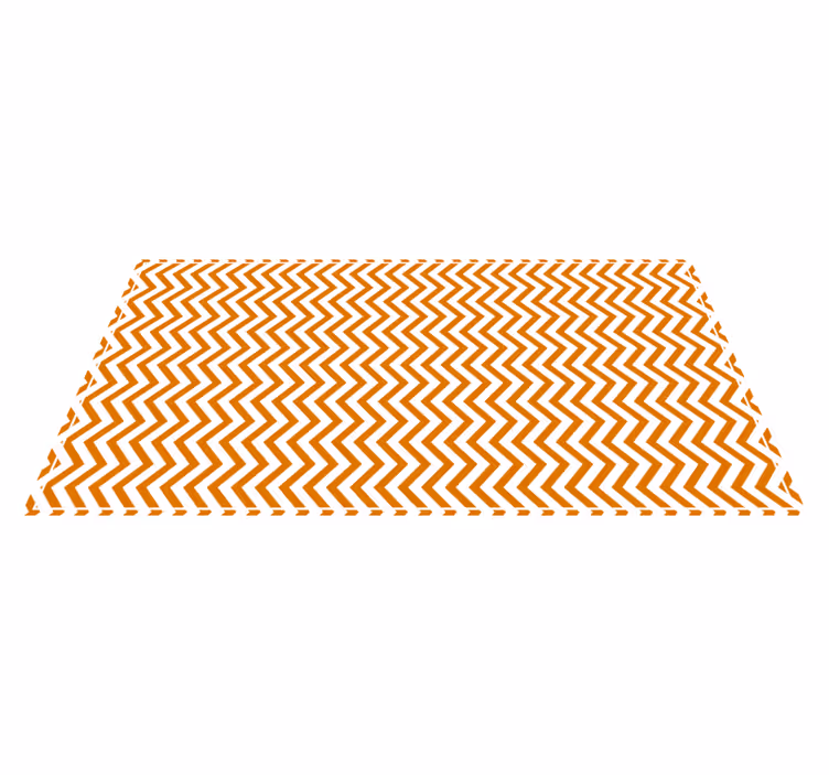 Vinyl Teppich geometrisch charm mit chevron-motiv - TenStickers