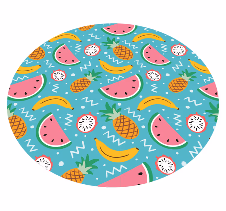 Vinyl Teppich Küche Exotische fruchtmischung - TenStickers