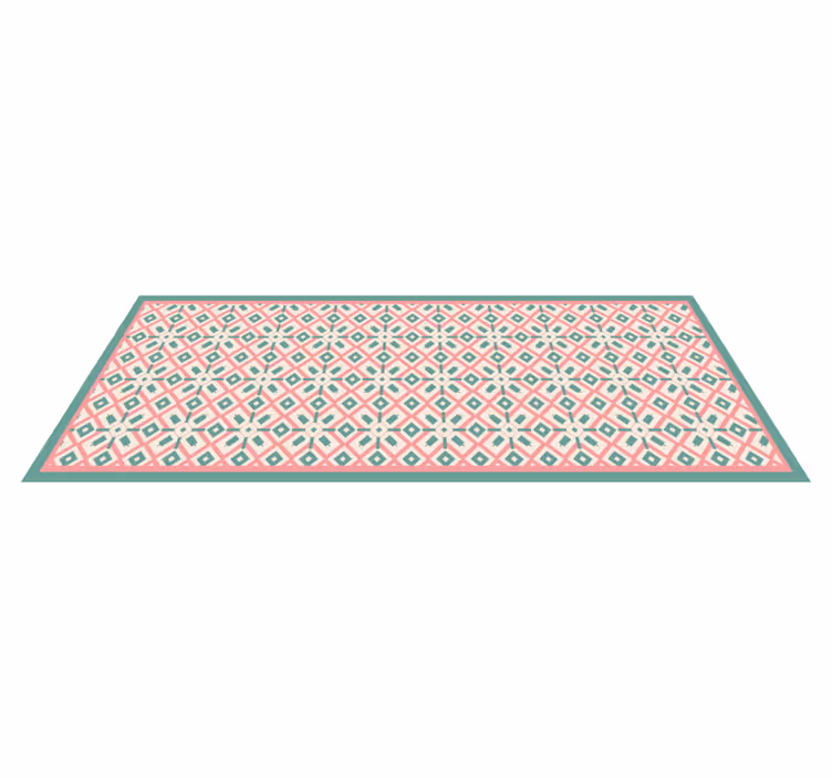 Vinyl teppich geometrisch lebendige geometrische idee - TenStickers