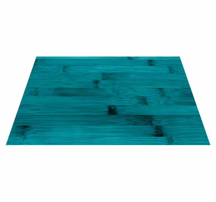 Vinylteppich Holzoptik blaugrüne türkise textur - TenStickers