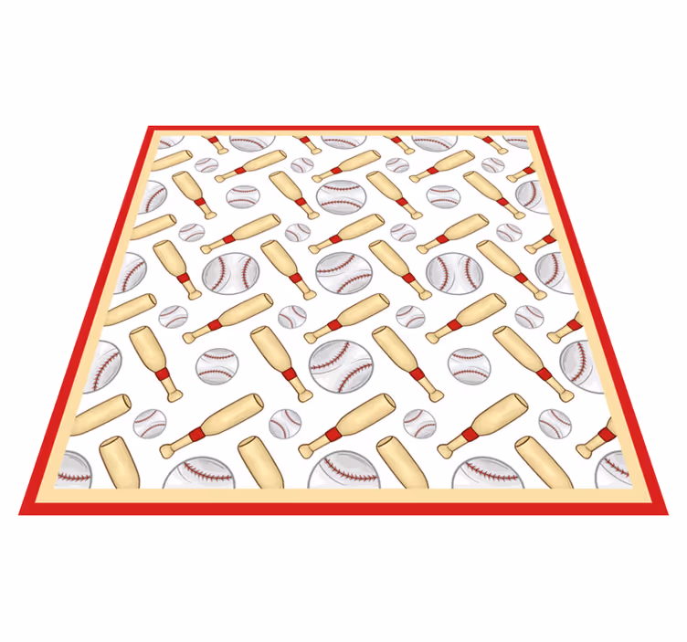 Vinyl Teppich Spiele sportthema spaß - TenStickers