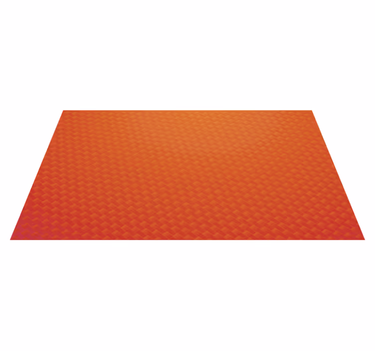 Vinyl Teppich Imitation leuchtender orange-effekt - TenStickers