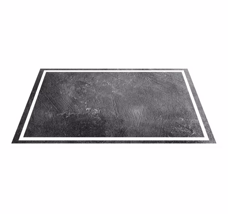 Vinyl Teppich Imitation schwarzer erdeffekt - TenStickers