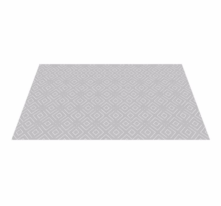 Vinyl Teppich Schlafzimmer graue stilvolle diamanten - TenStickers