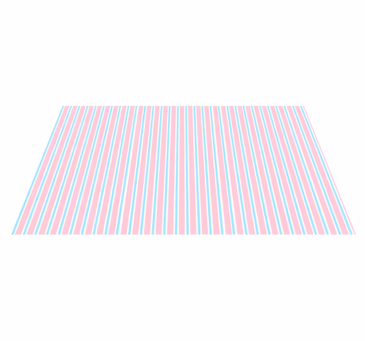 Vinyl Teppich gestreift pastellmuster - TenStickers
