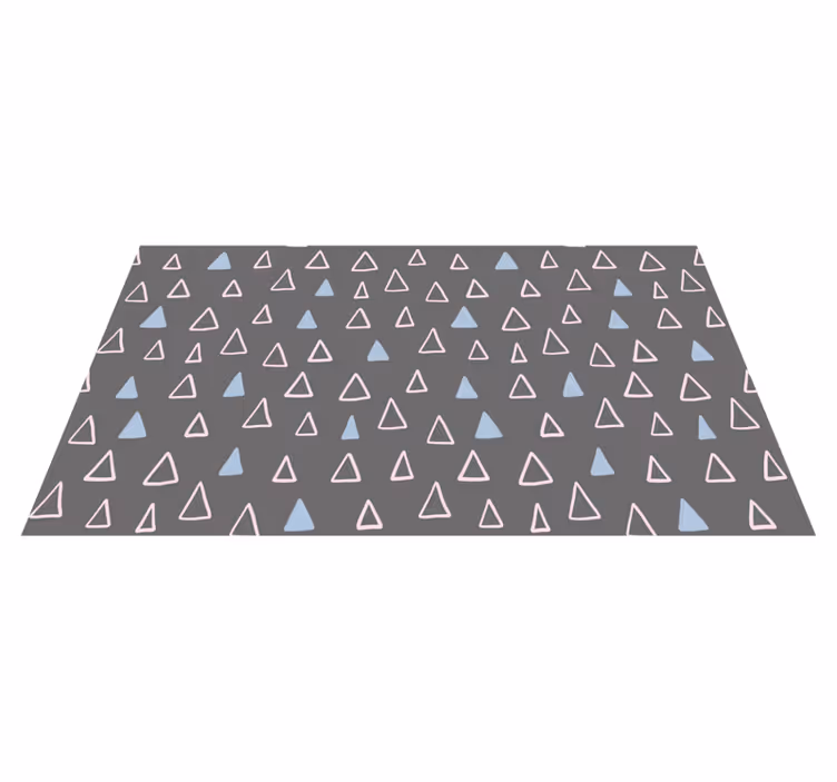 Vinyl teppich geometrisch dreiecksform - TenStickers