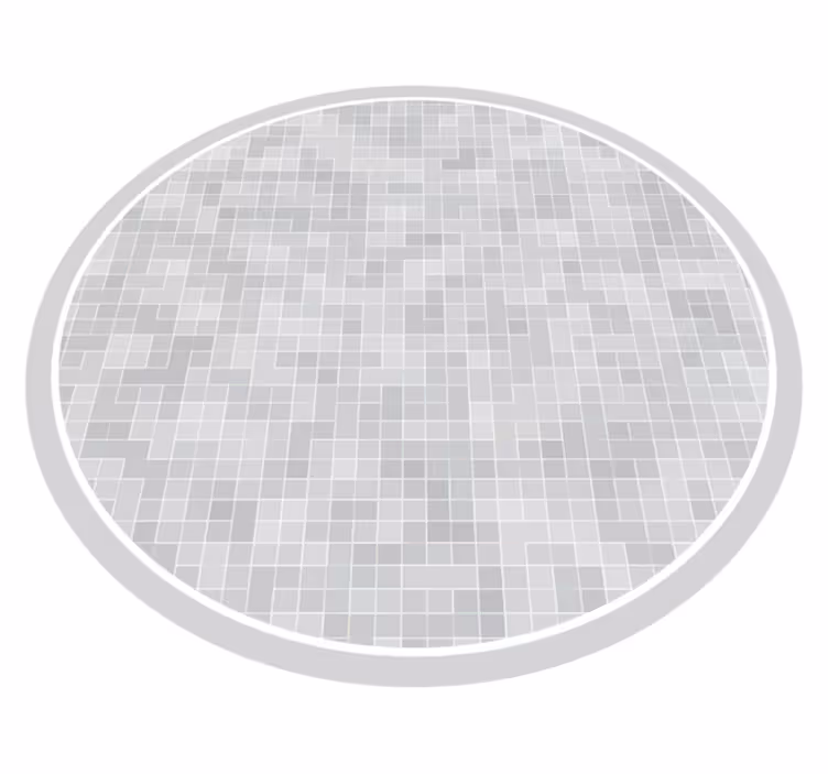 Vinyl Teppich Bad elegantes mosaikmuster - TenStickers