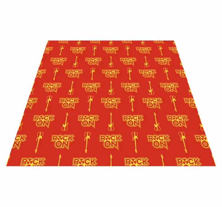 Vinyl teppich jugendzimmer mit rotem felsenmuster - TenStickers