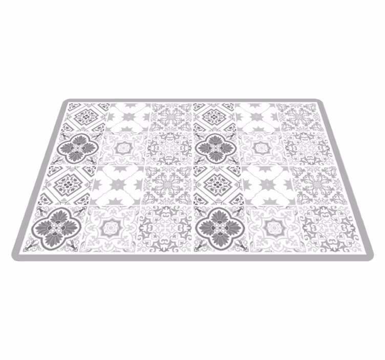 Vinyl Teppich Marmor elegantes fliesenmuster - TenStickers