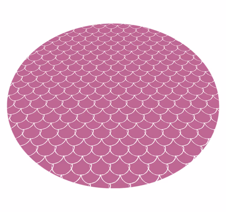 Vinyl Teppich Textur rosa jakobsmuschelmuster - TenStickers