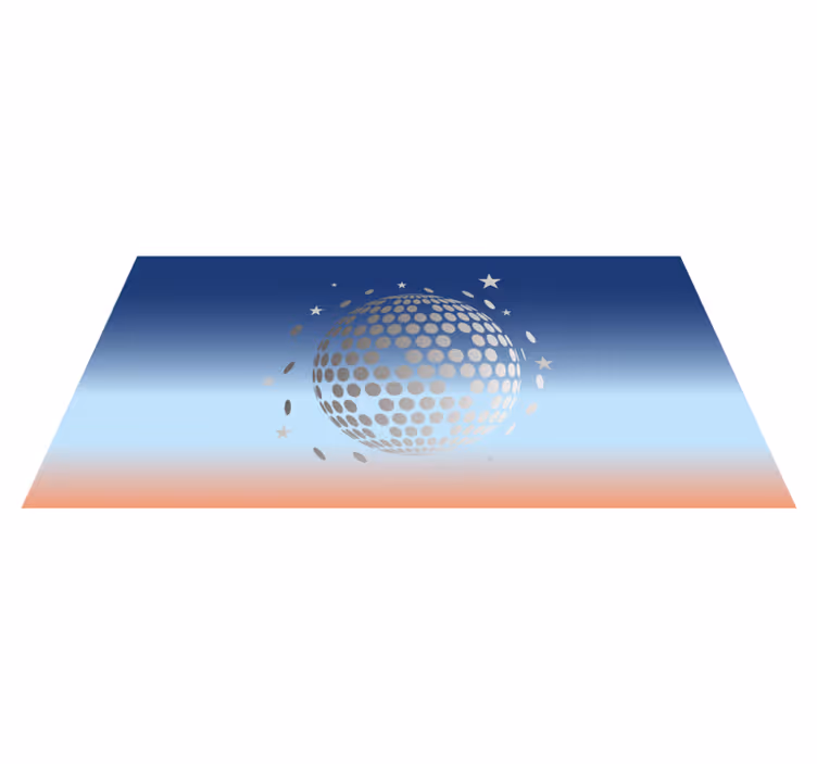 Vinyl Teppich Sterne himmelskugel-design - TenStickers