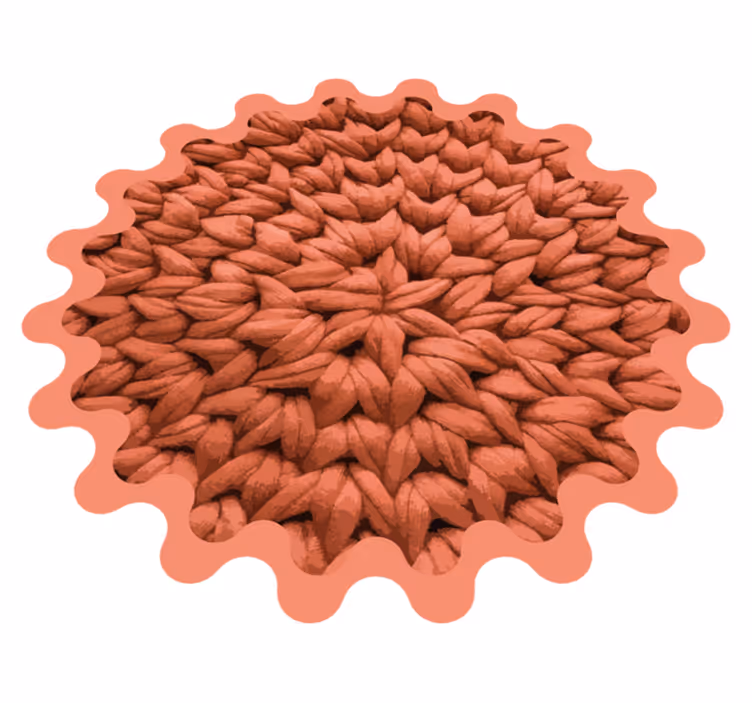 Vinyl Teppich Natur blattmotiv - TenStickers