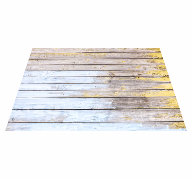Vinylteppich Holzoptik oberfläche der dielen im used-look - TenStickers