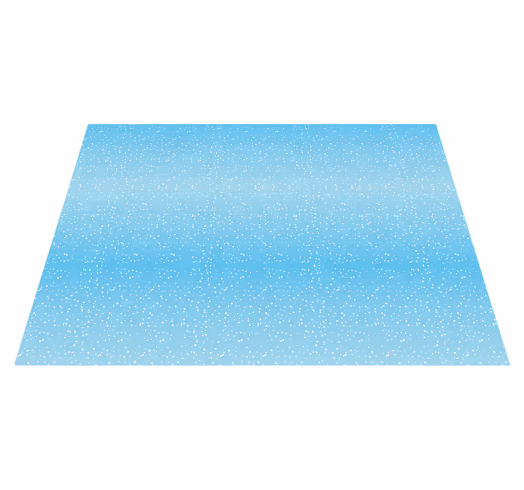 Vinyl Teppich blau blaue glitzerauflage - TenStickers