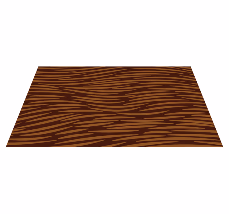 Vinyl Teppich Tiermuster holzmaserung - TenStickers