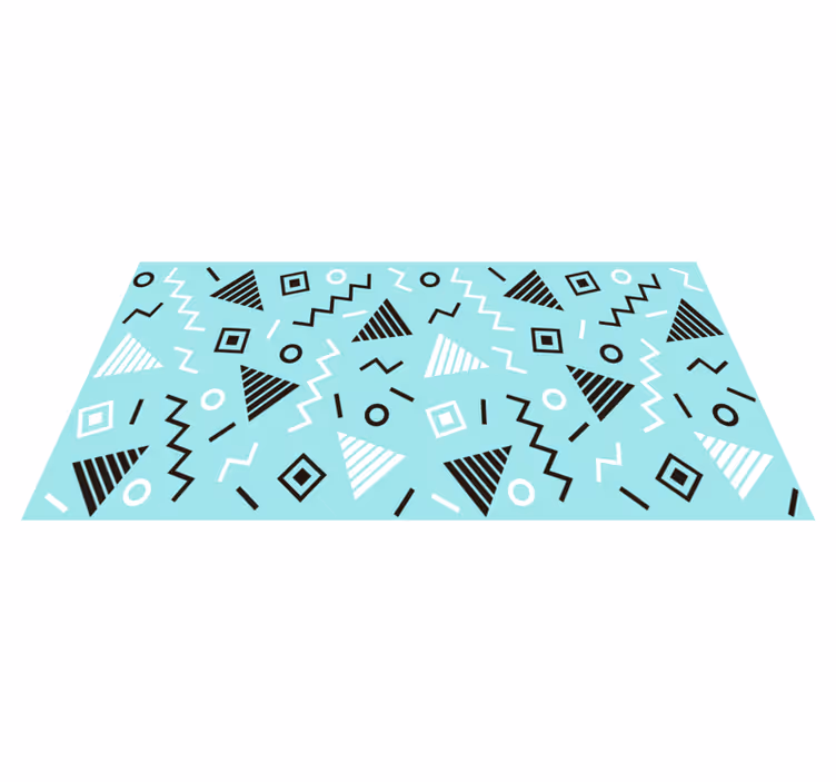 Vinyl Teppich geometrisch formularanordnung - TenStickers