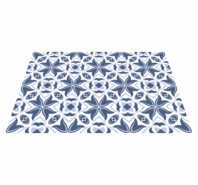 Vinyl Teppich Mosaik stilvolles graues muster - TenStickers