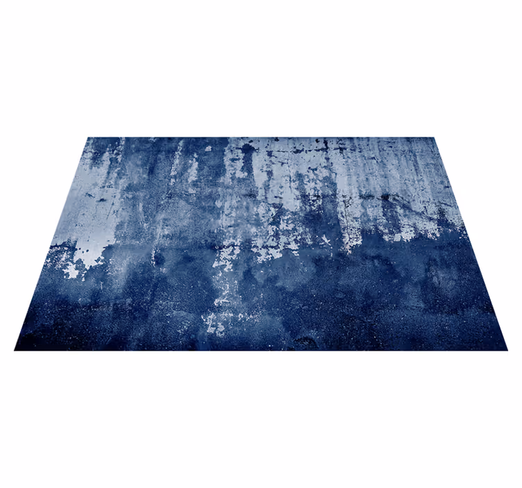 Vinyl Teppich Imitation dramatisches Blau - TenStickers