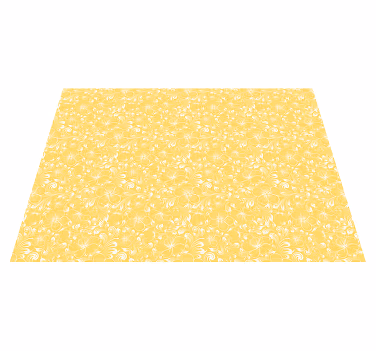 Vinyl teppich blumen mit floralen mustern - TenStickers