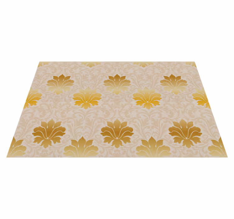 Vinyl Teppich Vintage barockmuster eleganz - TenStickers