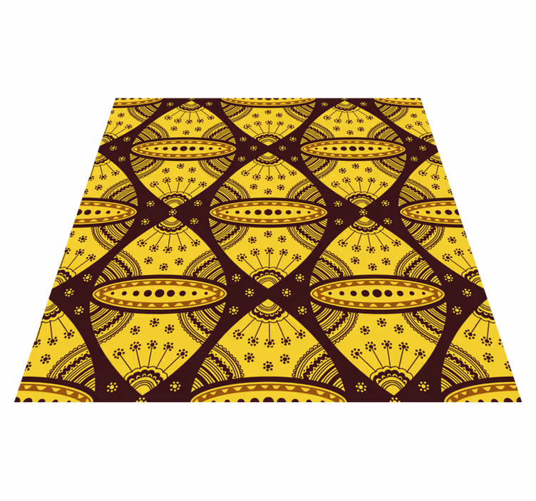 Vinyl teppich mandala inspirierte symmetrie - TenStickers