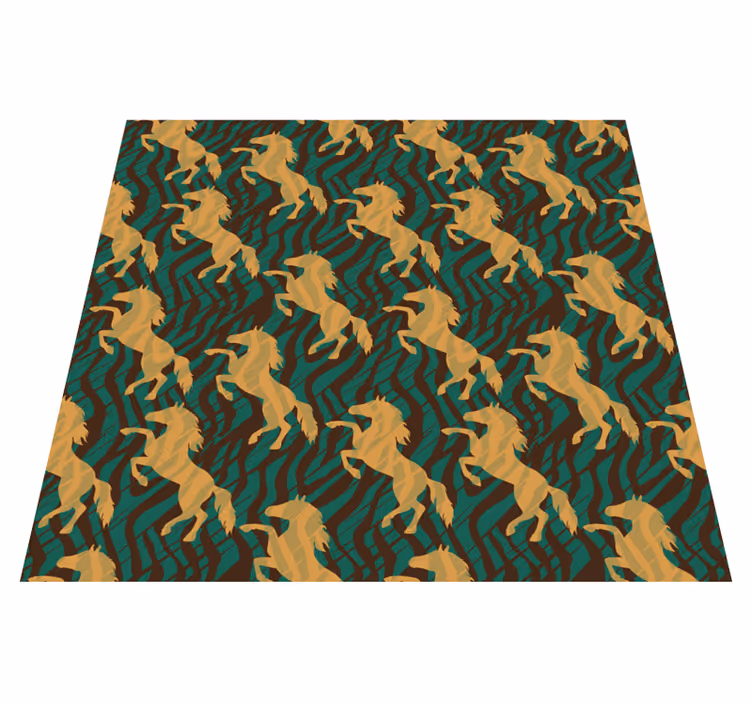 Vinyl Teppich Tiermuster safari-motiv-overlay - TenStickers
