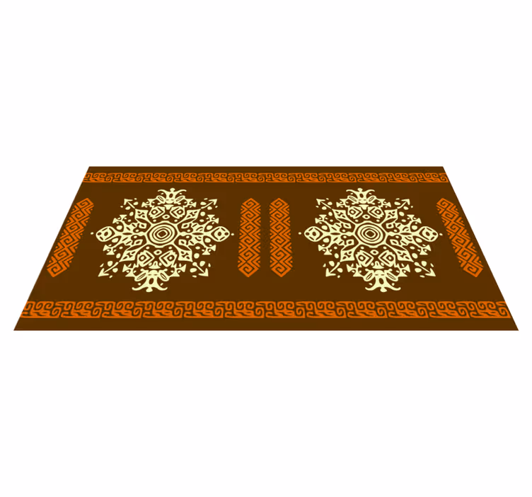 Vinyl teppich mandala im mandala motiv ensemble - TenStickers