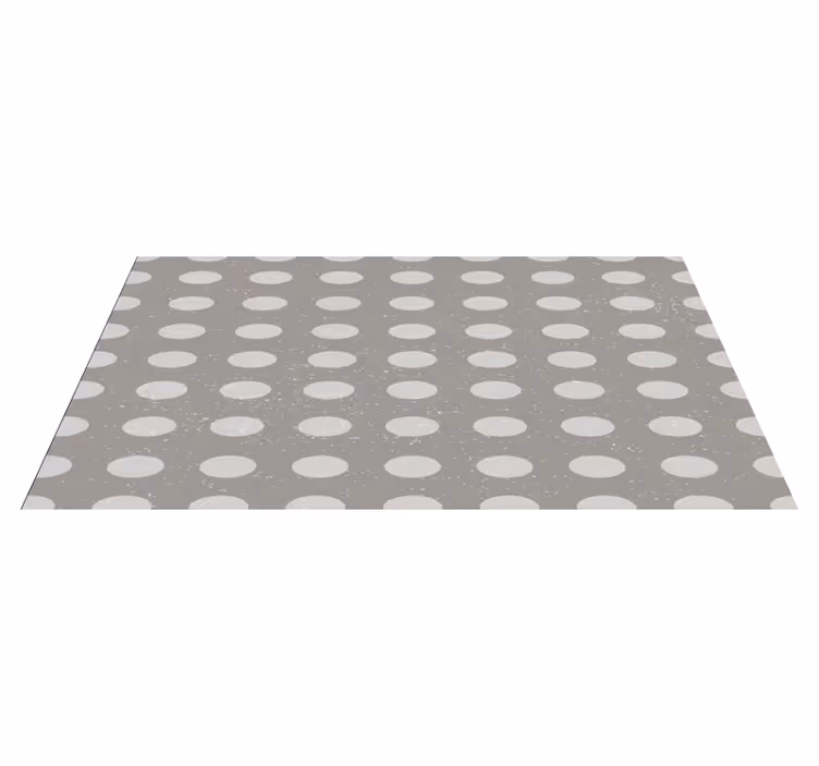Vinyl Teppich gestreift Polka Dot Muster - TenStickers