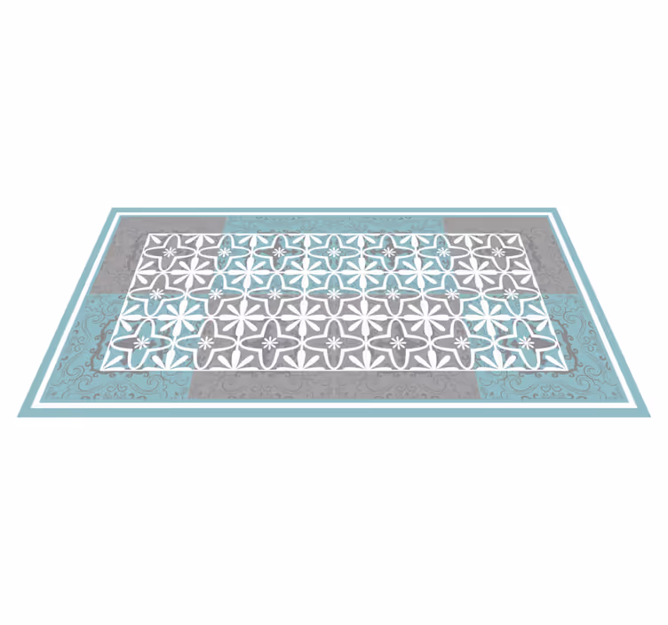 Vinyl Teppich geometrisch Eleganz - TenStickers