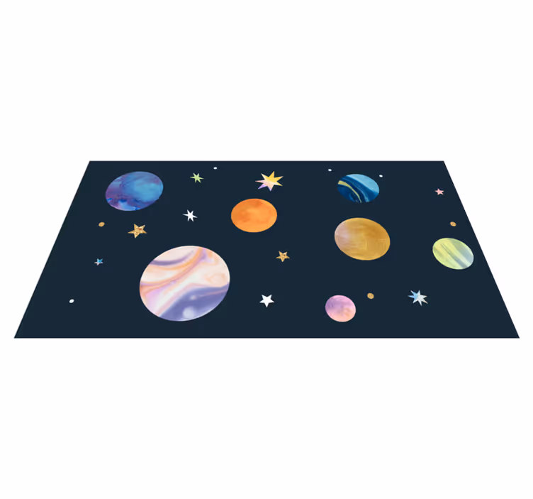 Vinyl Teppich Sterne kosmischer Raum - TenStickers