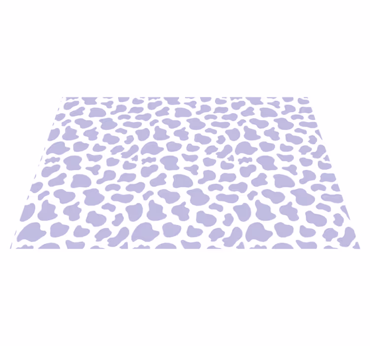 Vinyl Teppich Tiermuster lila Leopardenflecken - TenStickers