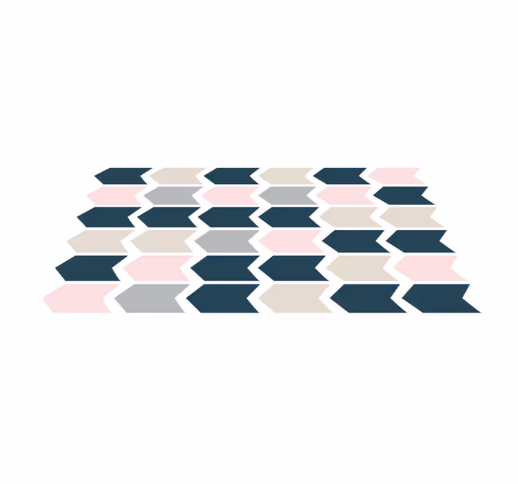 Vinyl Teppich geometrisch stilvolles geometrisches muster - TenStickers