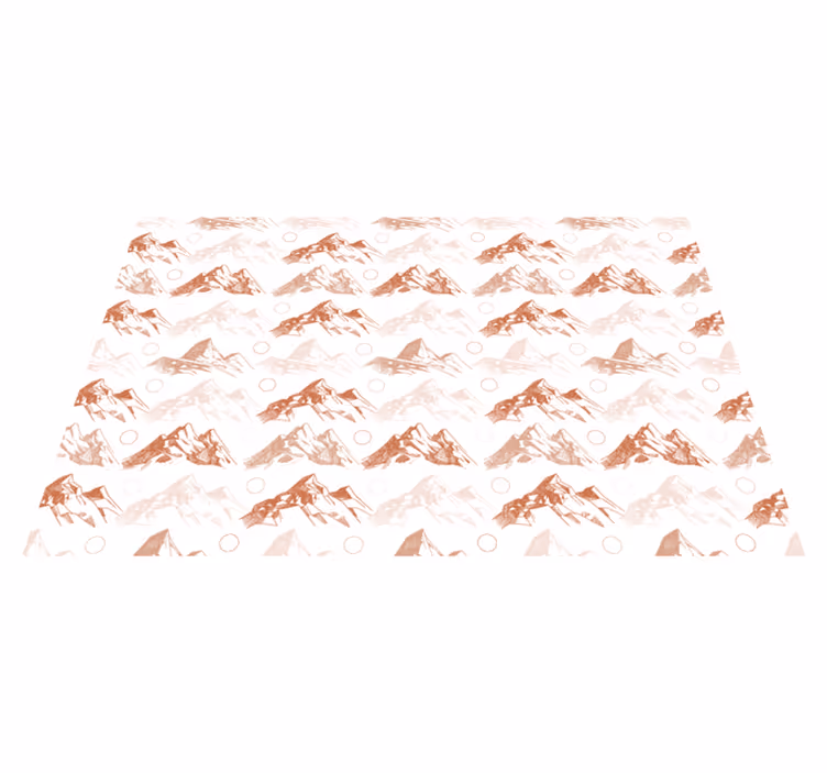 Vinyl Teppich Natur bergmuster - TenStickers