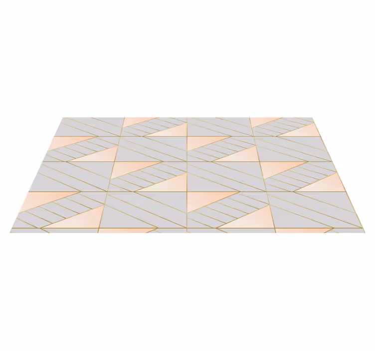 Vinyl Teppich geometrisch geometrisches Muster - TenStickers