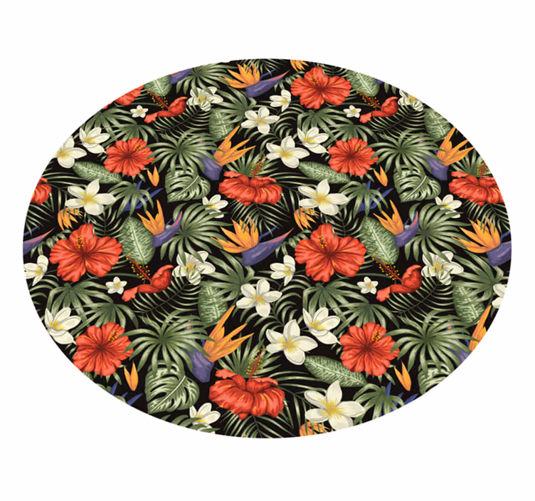 Vinylteppich Natur Tropische Dschungelpflanzen - TenStickers