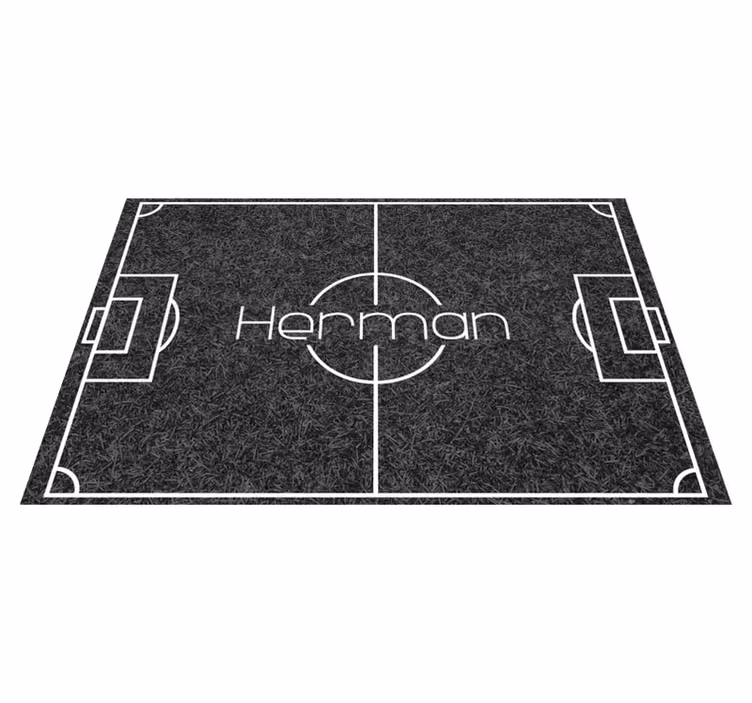 Vinylteppich minimalistisch Fußballfeld - TenStickers
