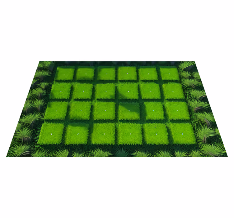 Vinyl Teppich Natur Rasen Garten - TenStickers