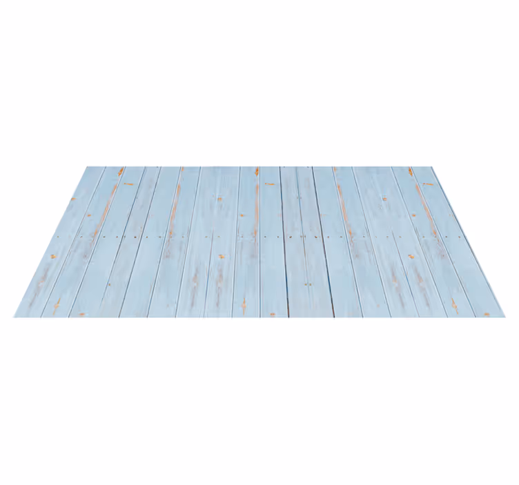 Vinylteppich holztextur blau - TenStickers
