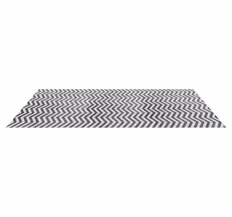 Vinylteppich geometrisch zickzackmuster - TenStickers