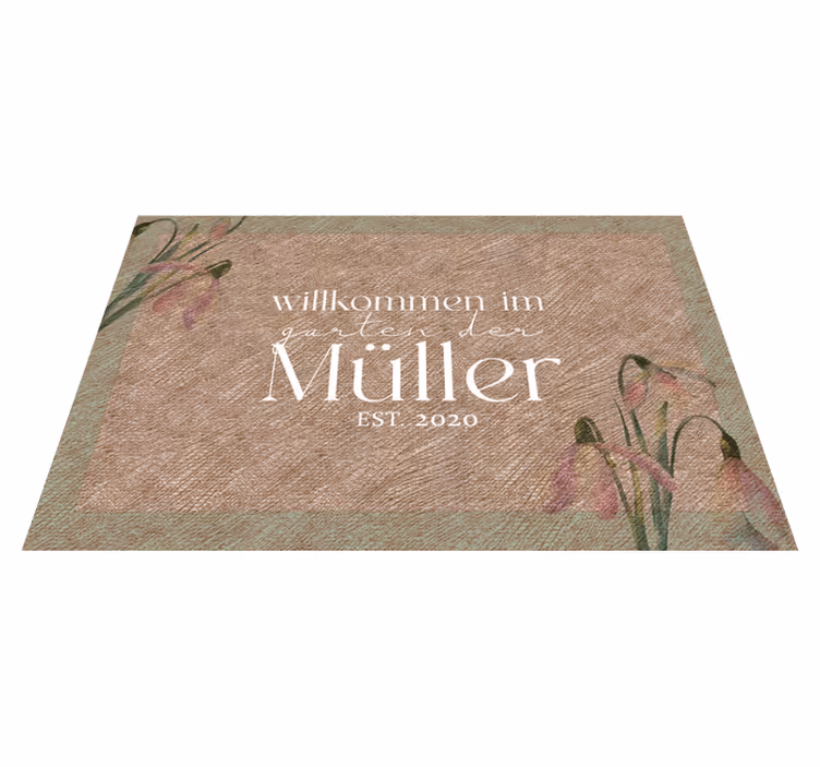 personalisierbarer Vinylteppich - TenStickers