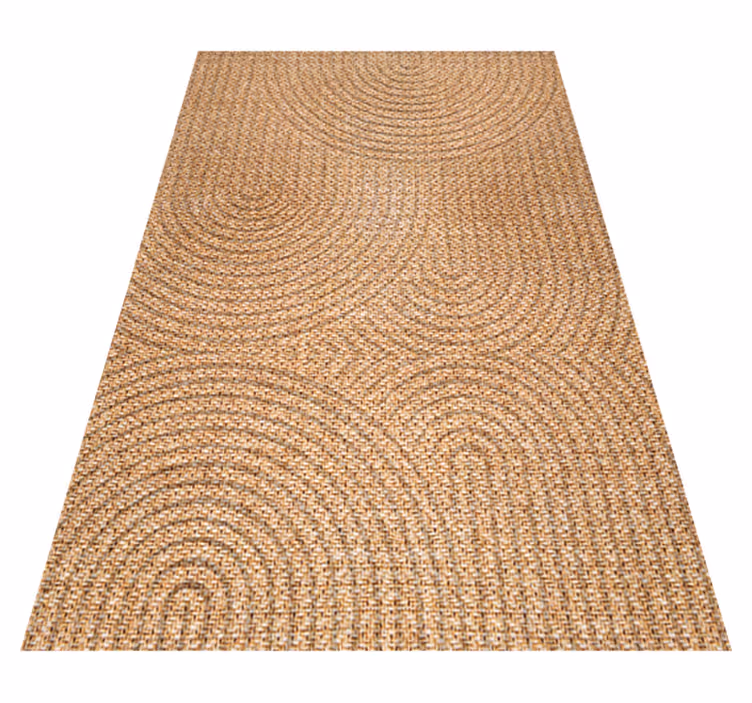 Vinyl Teppich geometrisch Stoff-Gewebe - TenStickers
