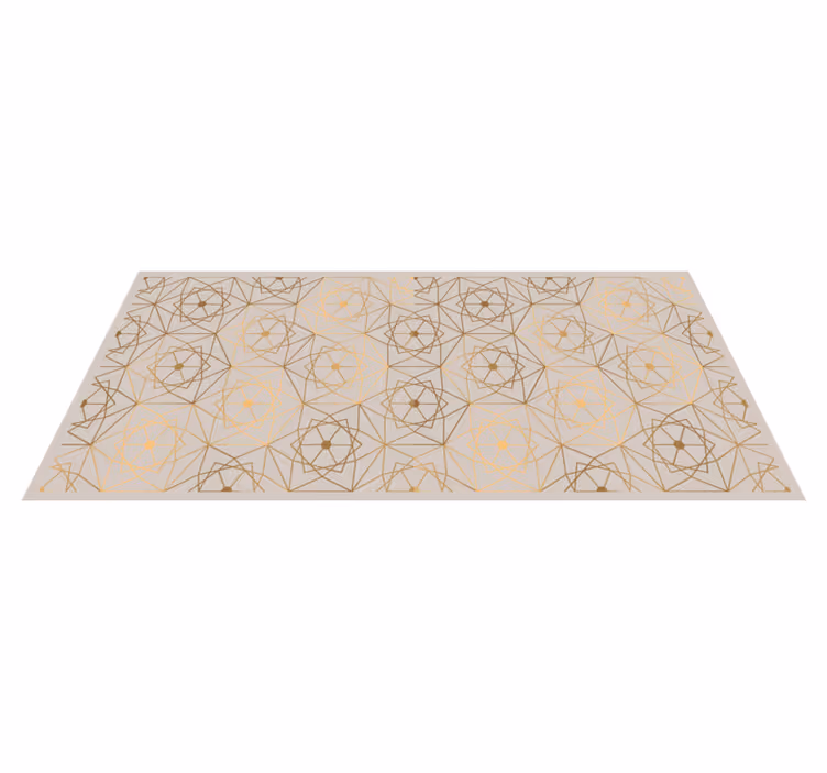 Vinylteppich geometrisch Linienmuster - TenStickers